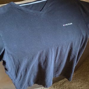 Black Tommy Hilfiger V neck